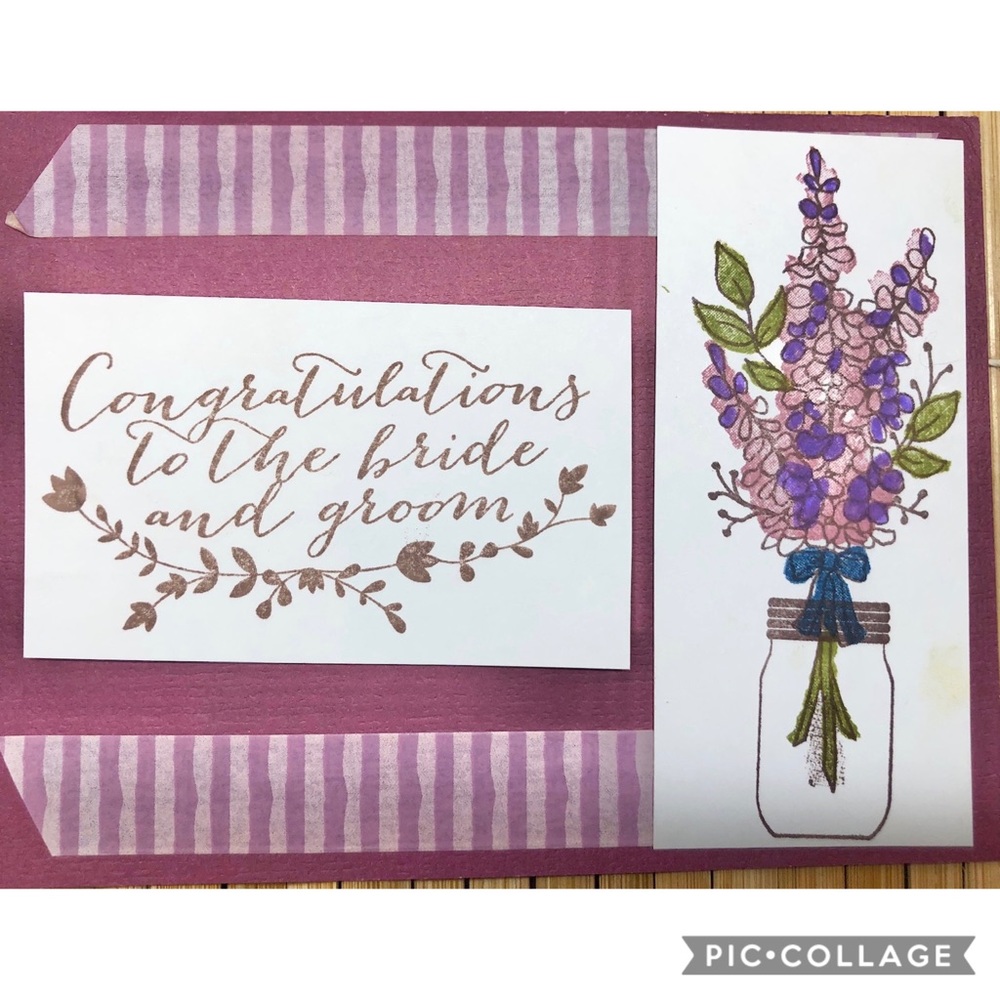 Handmade Floral Greeting Card